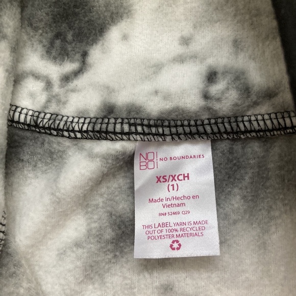 No boundaries womens xs marble polar fleece pullov - Picture 3 of 5